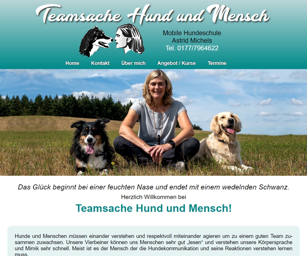 Teamsache-Hund-Mensch